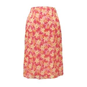 Cynthia Howie Floral Print Skirt Size 8 (A111)